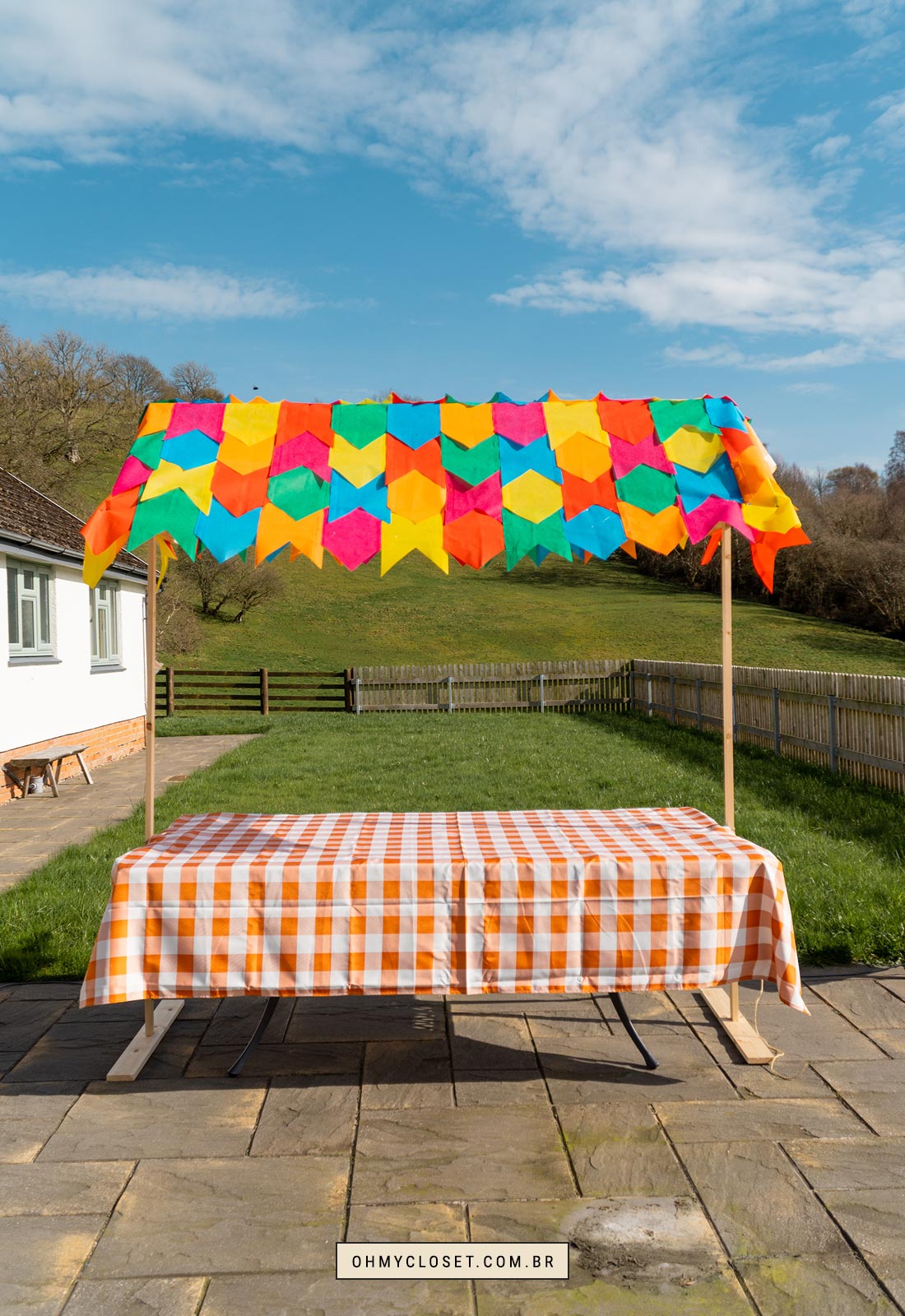 decoração barraca de festa junina