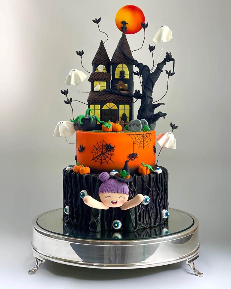 bolo halloween fantasma