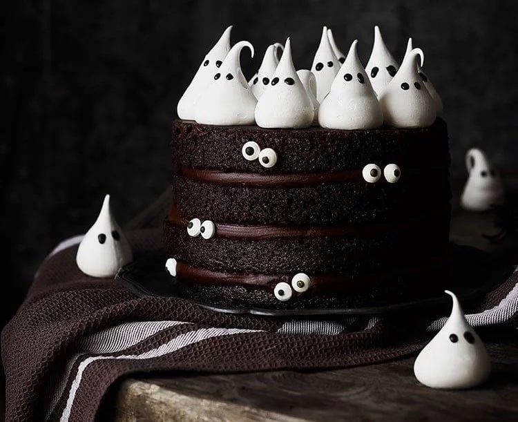bolo de halloween simples