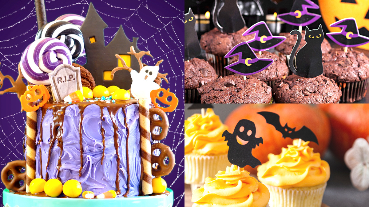 bolo halloween assustador
