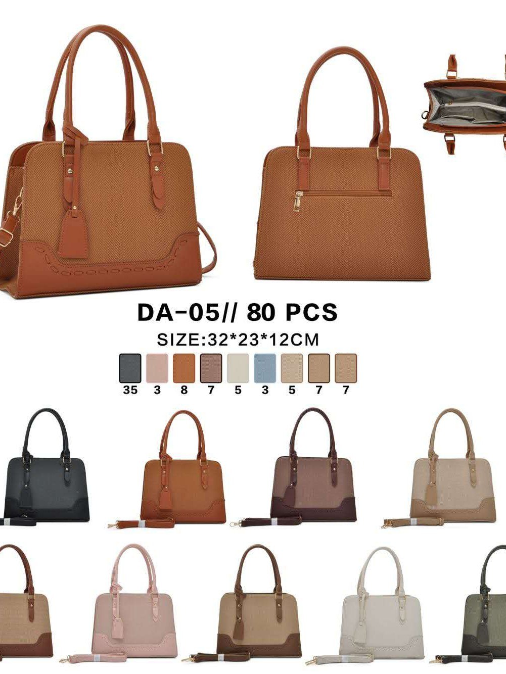 bolsa com muitos bolsos