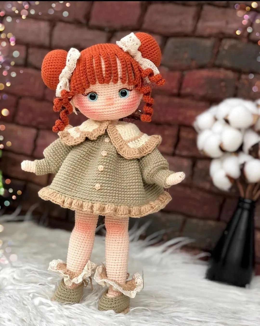 amigurumi boneca fofa