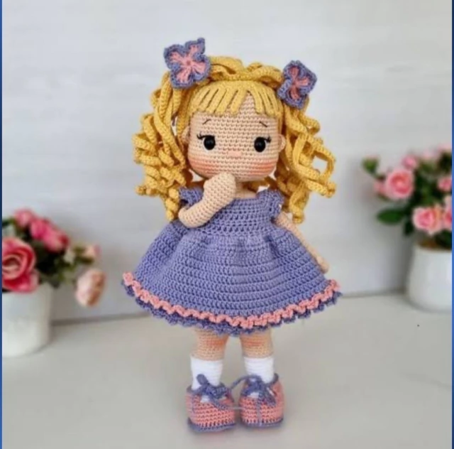boneca amigurumi para iniciantes