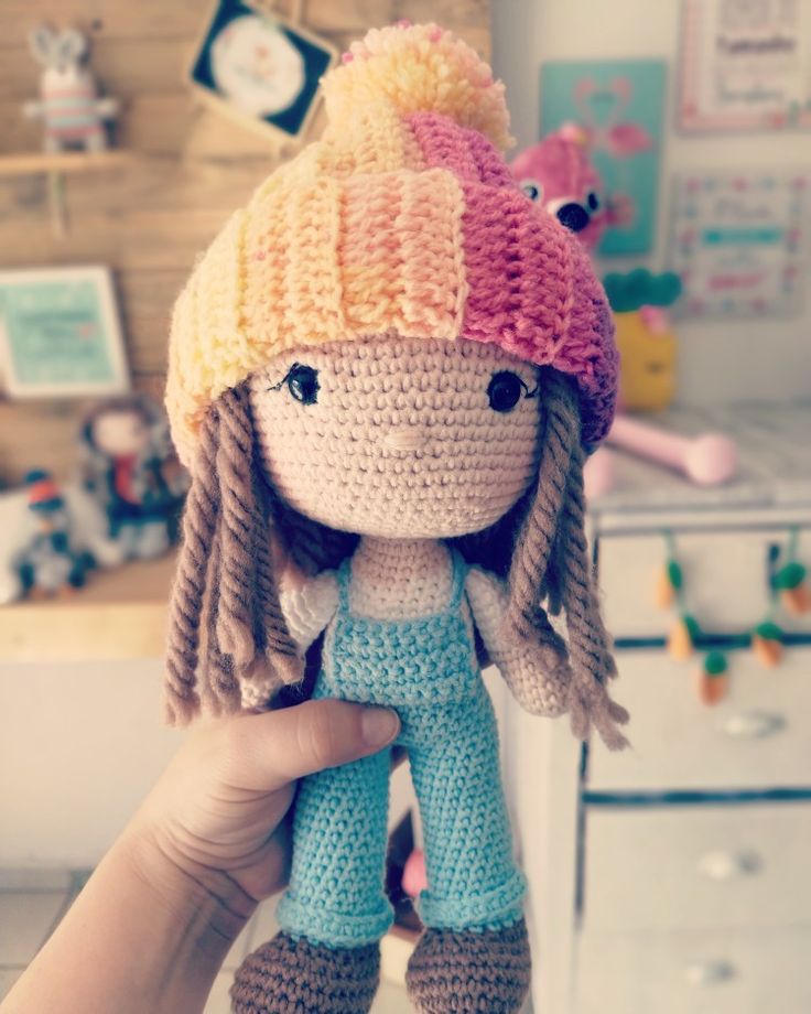 amigurumi boneca melancia