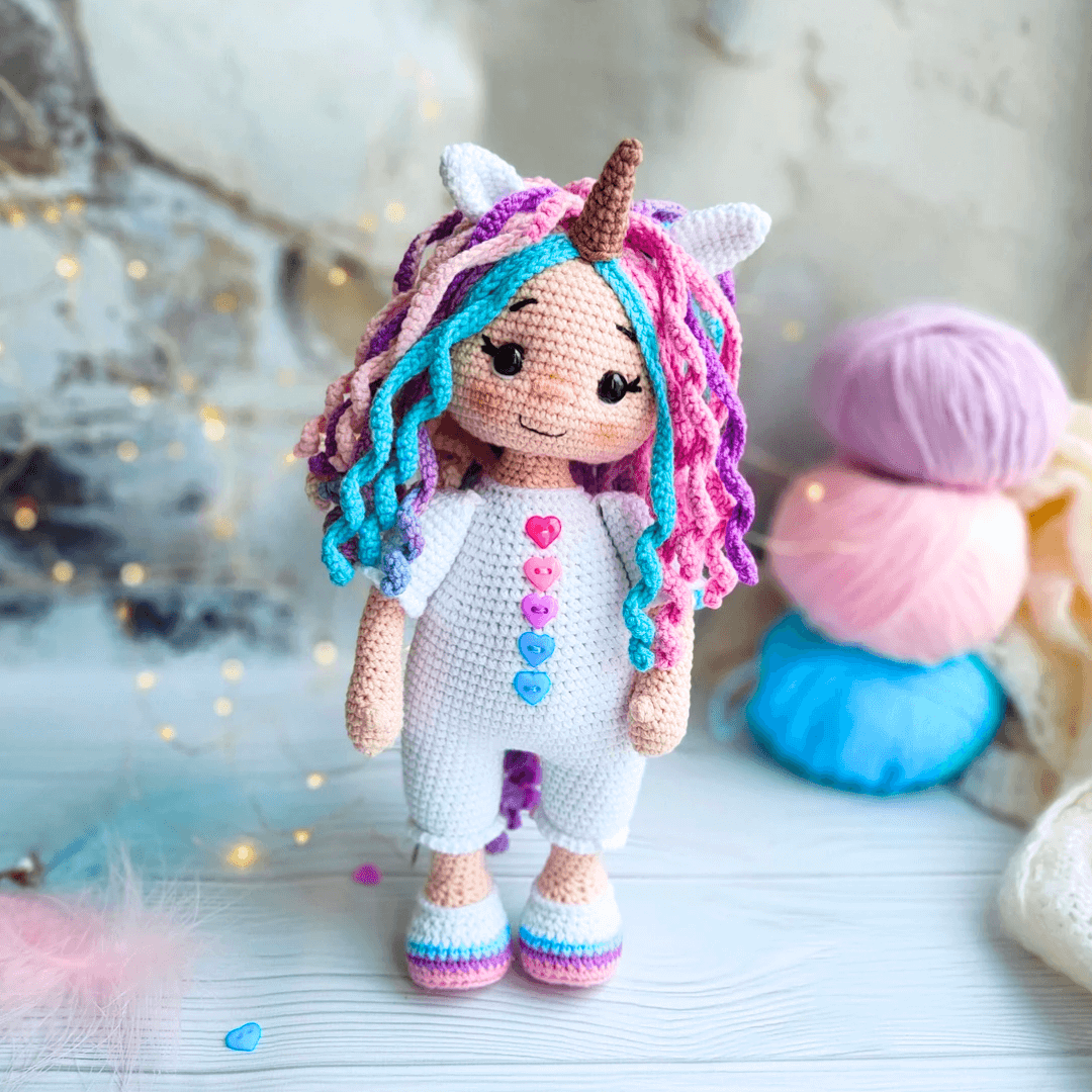 boneca amigurumi Silvia