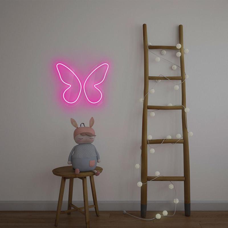 borboleta de led para parede