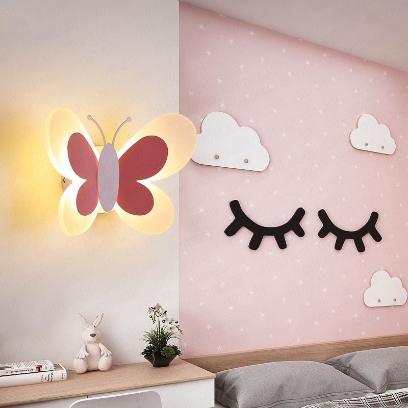 borboleta led 3d