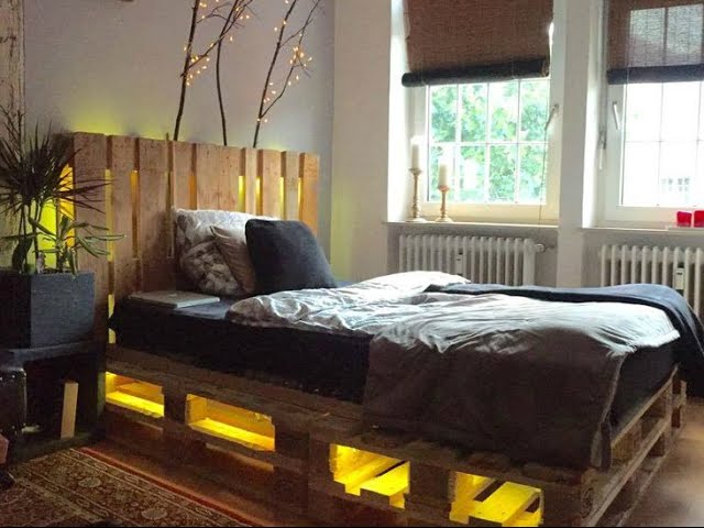 cabeceira de cama feita em casa