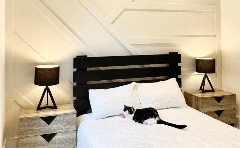 cabeceira estofada DIY