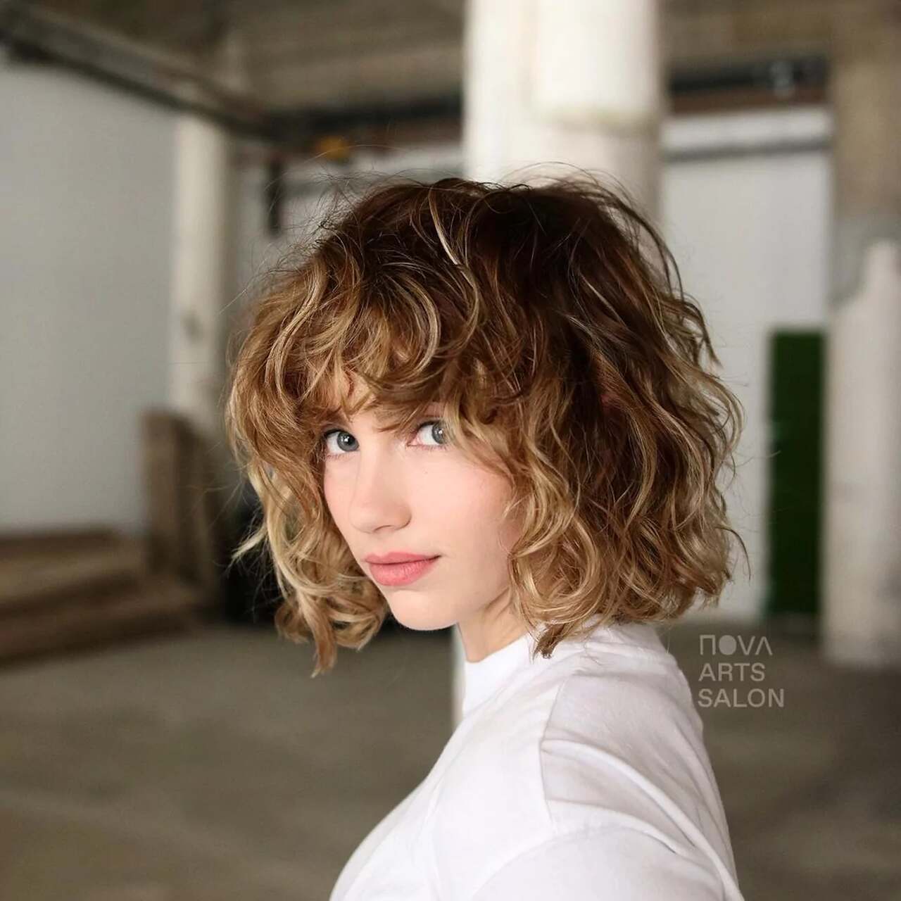 volume cabelo curto ondulado