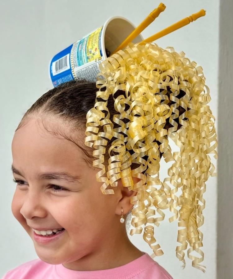 penteado maluco temático