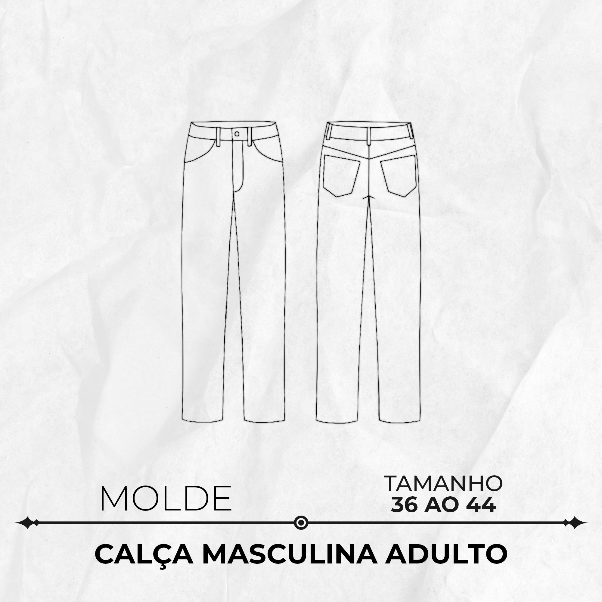 calça envelope feminina