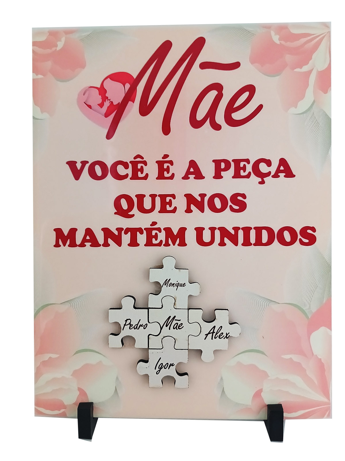 cartão dia das maes com flores