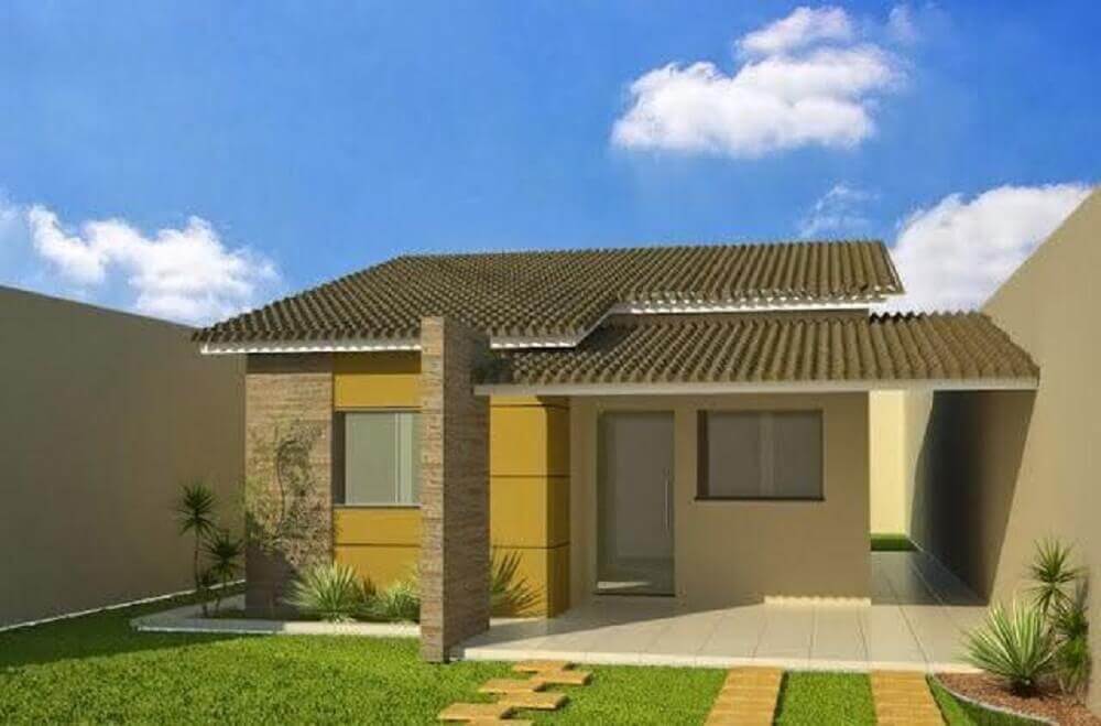casas de campo com varanda charmosa