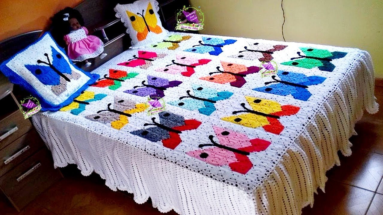 colcha de crochê modelos