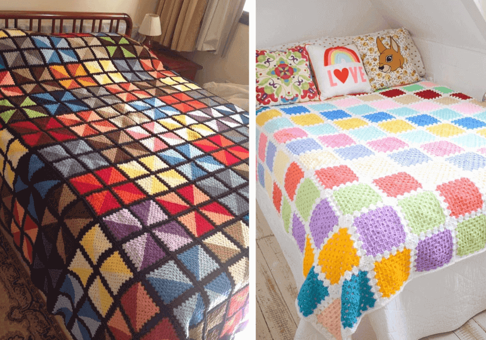 colcha de crochê modelos