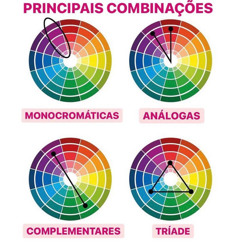 harmonia de cores vestuário