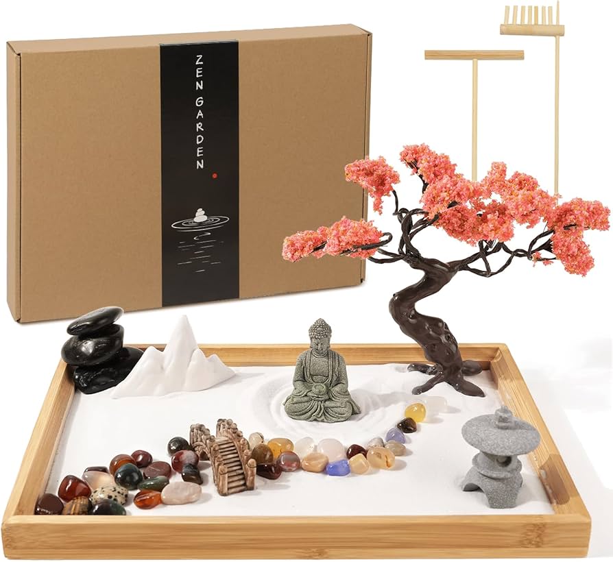 como fazer mini jardim zen