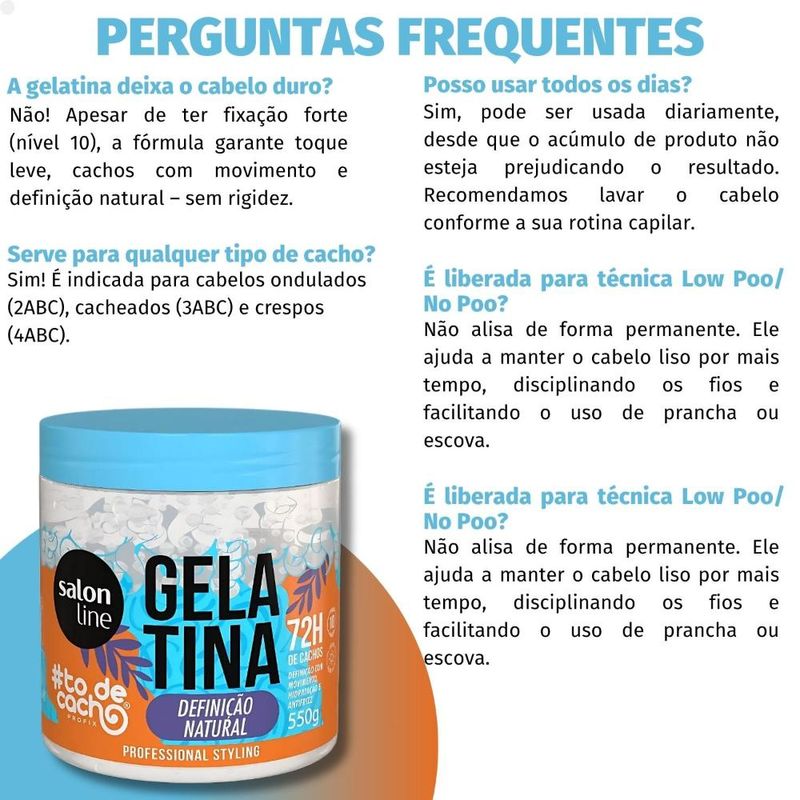 gelatina capilar resseca