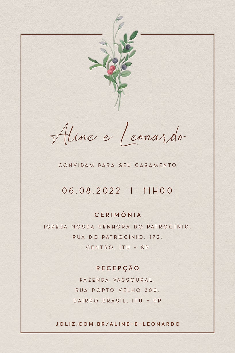 convite de casamento barato