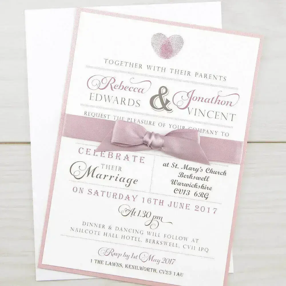 convite de casamento digital