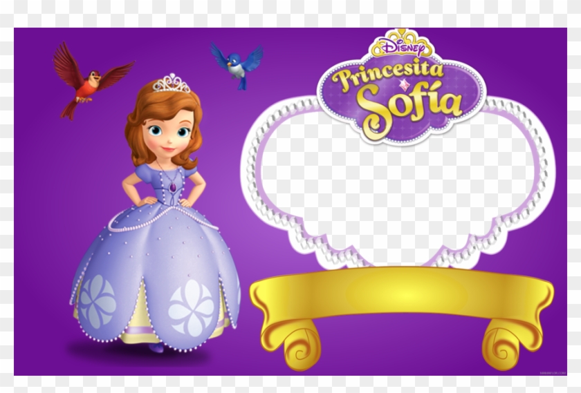 convite princesa sofia animado