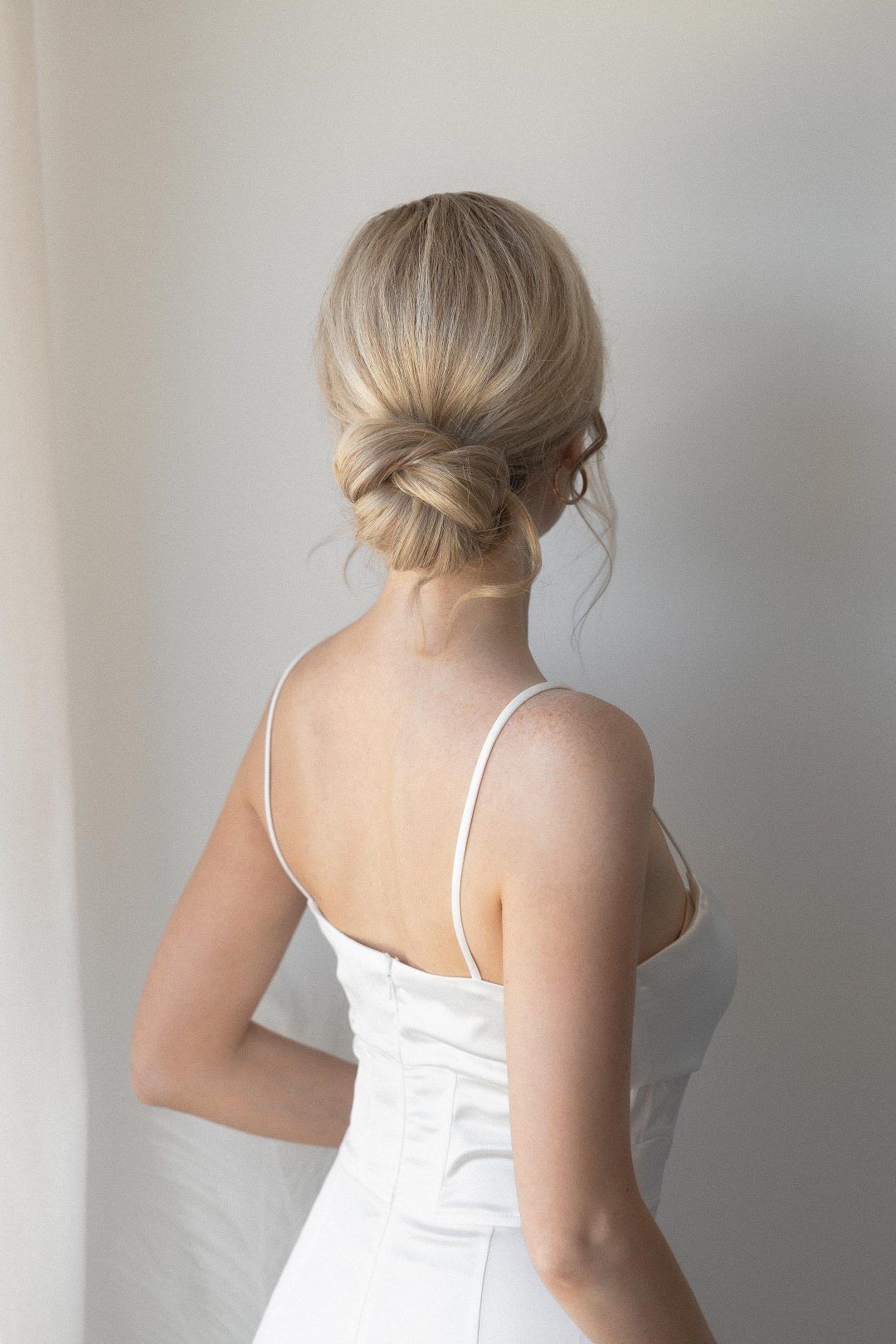 penteado coque baixo