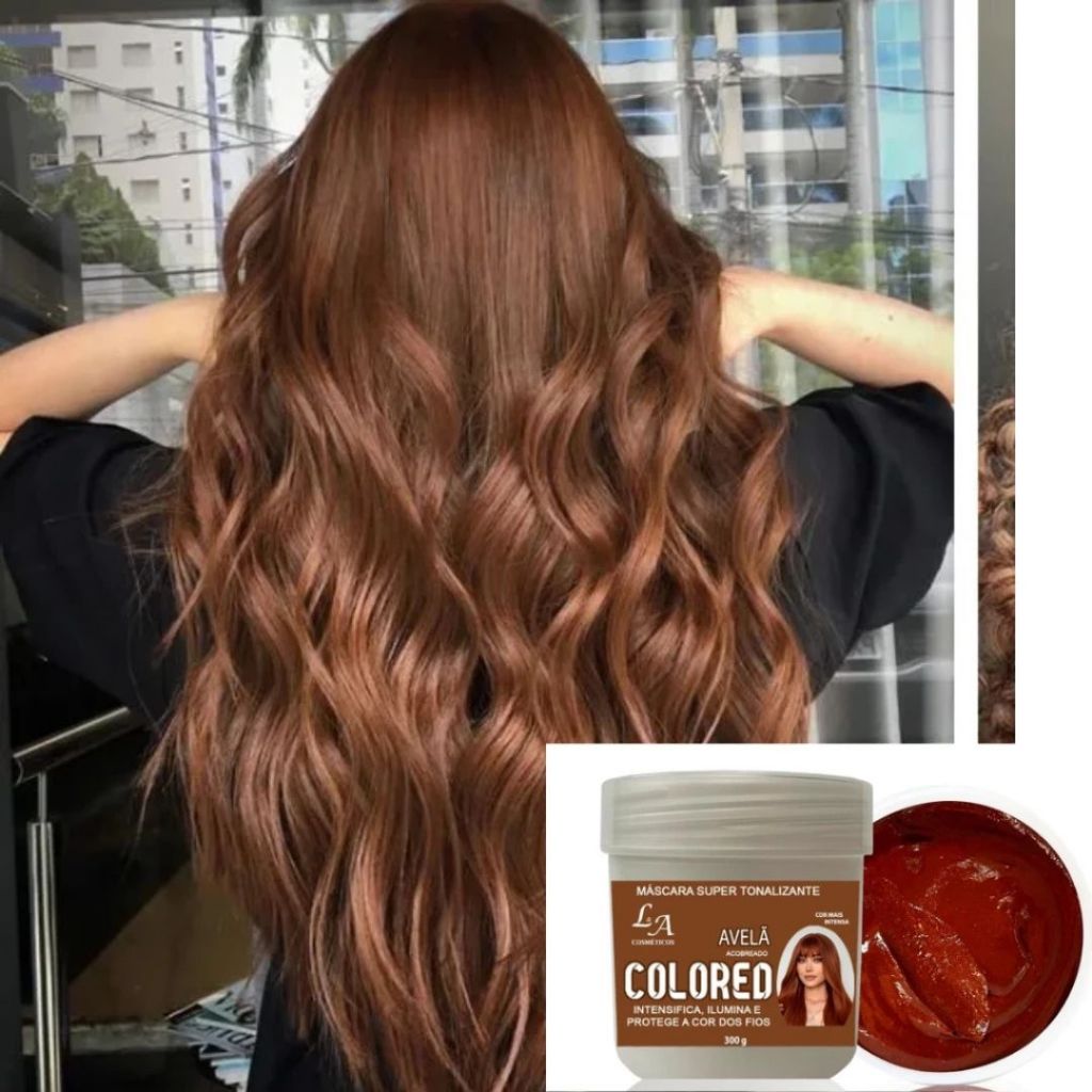 como pintar cabelo avelã em casa