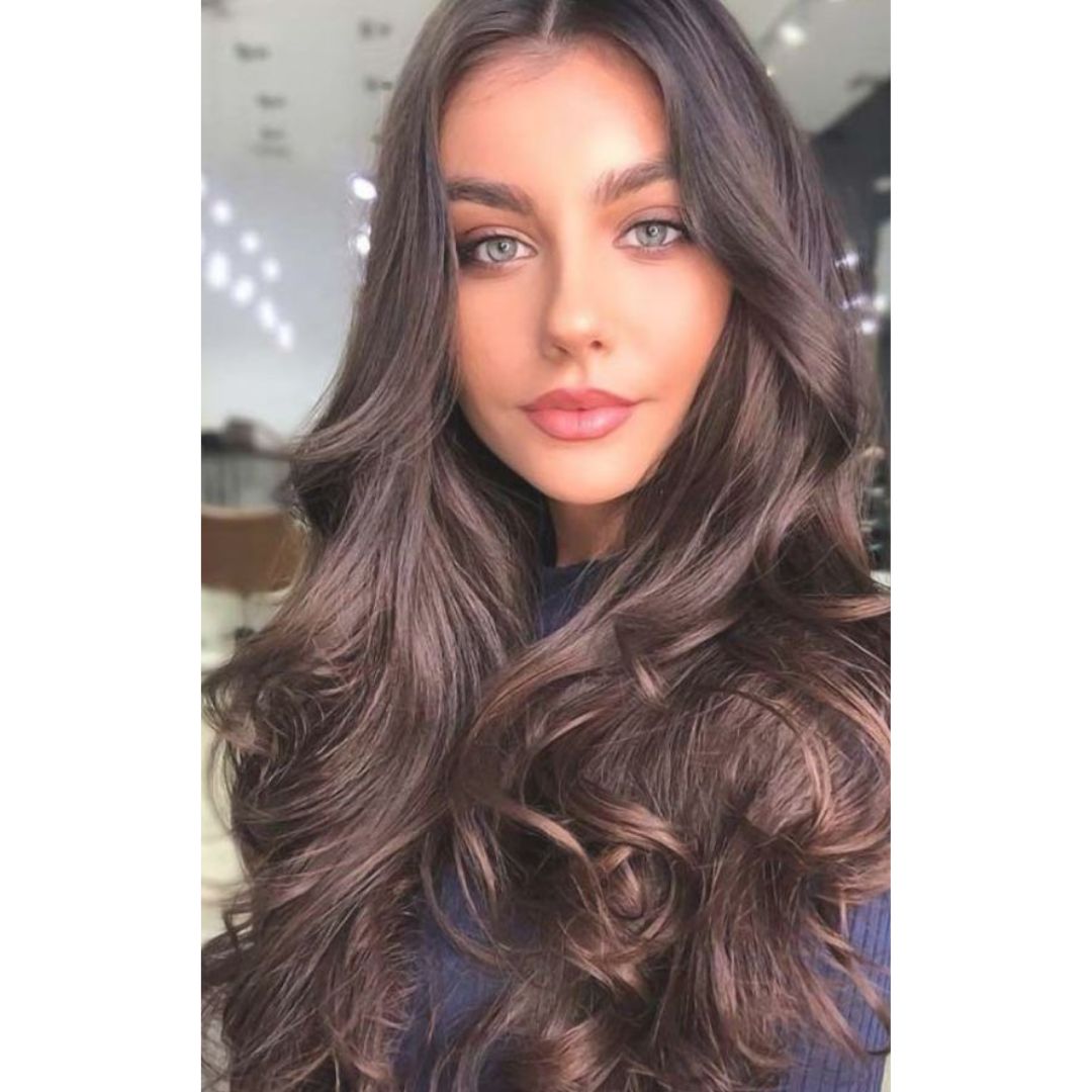 tons de cabelo castanho claro