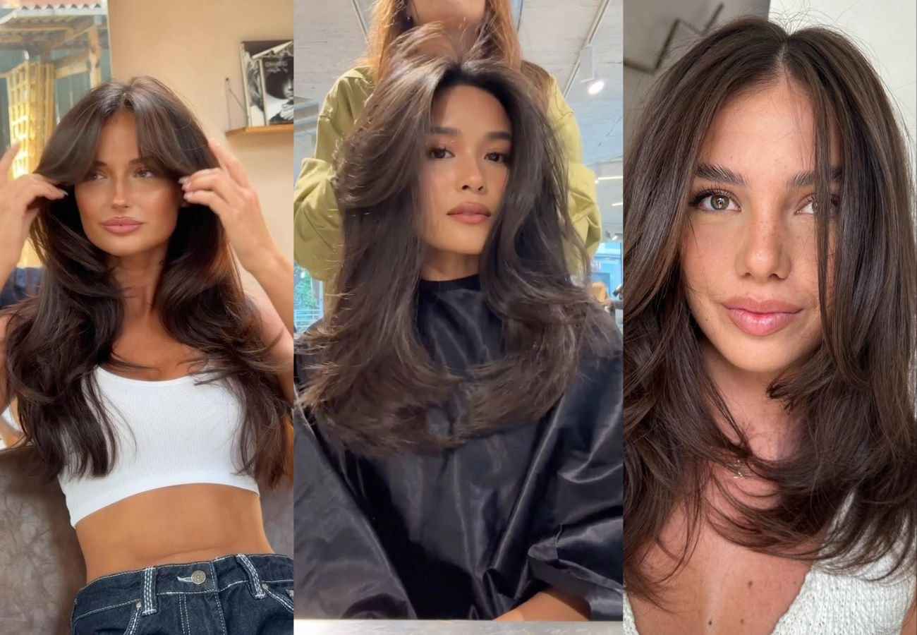 cabelo castanho para pele morena