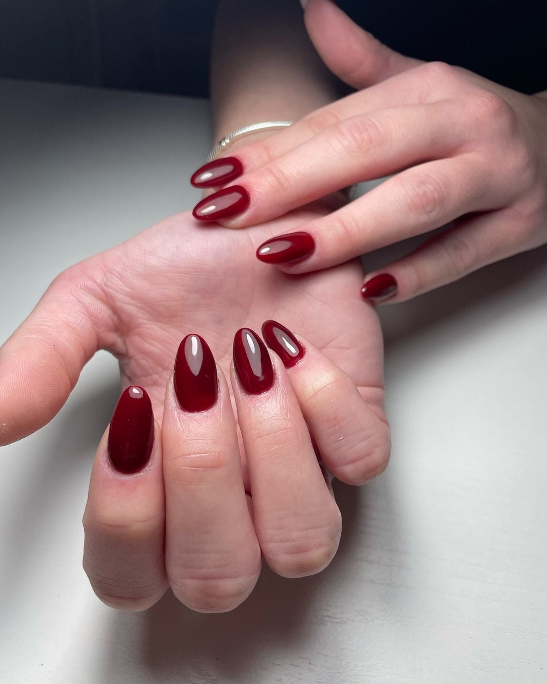 unhas francesinha colorida
