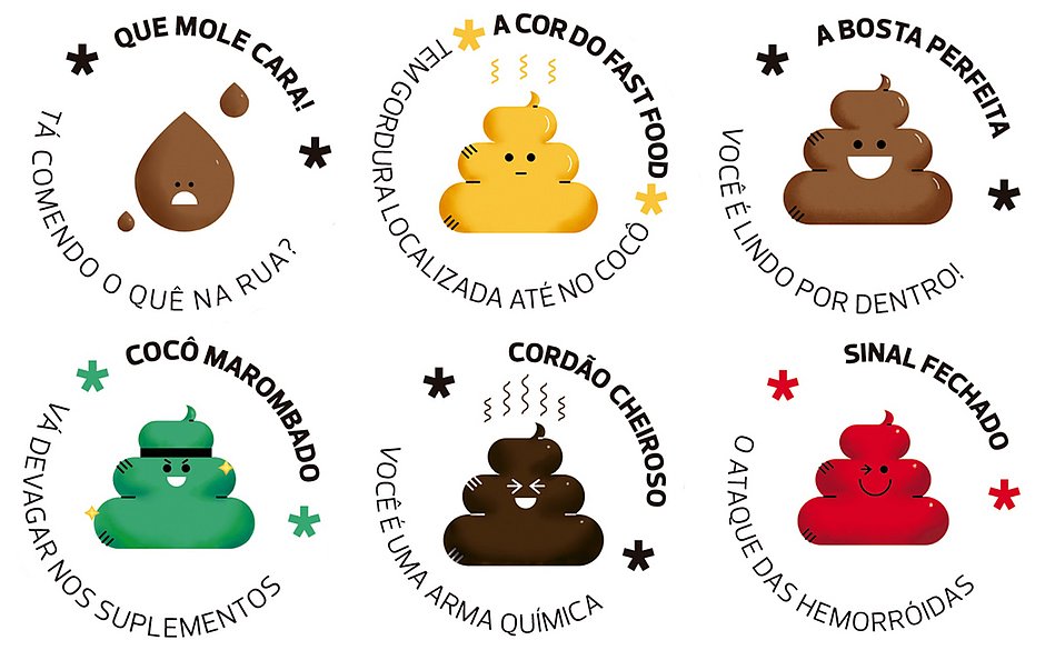 cor normal das fezes