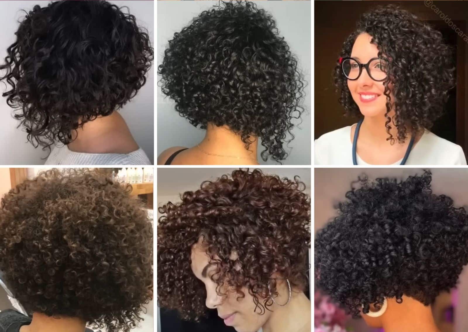 volume topo cabelo cacheado corte americano