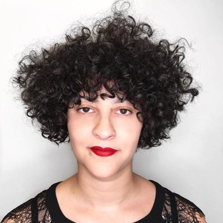 corte degradê cabelo cacheado