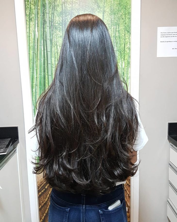 corte americano com topo texturizado