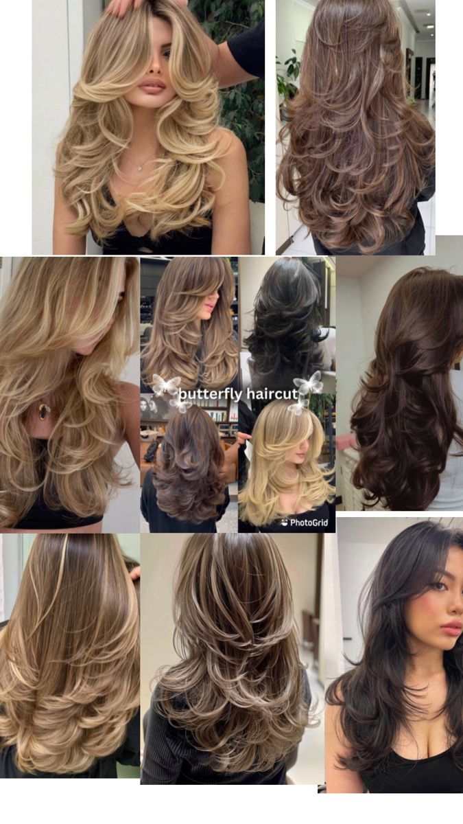 corte em camadas cabelo longo