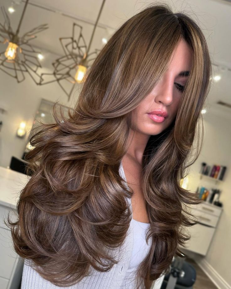 corte repicado cabelo longo