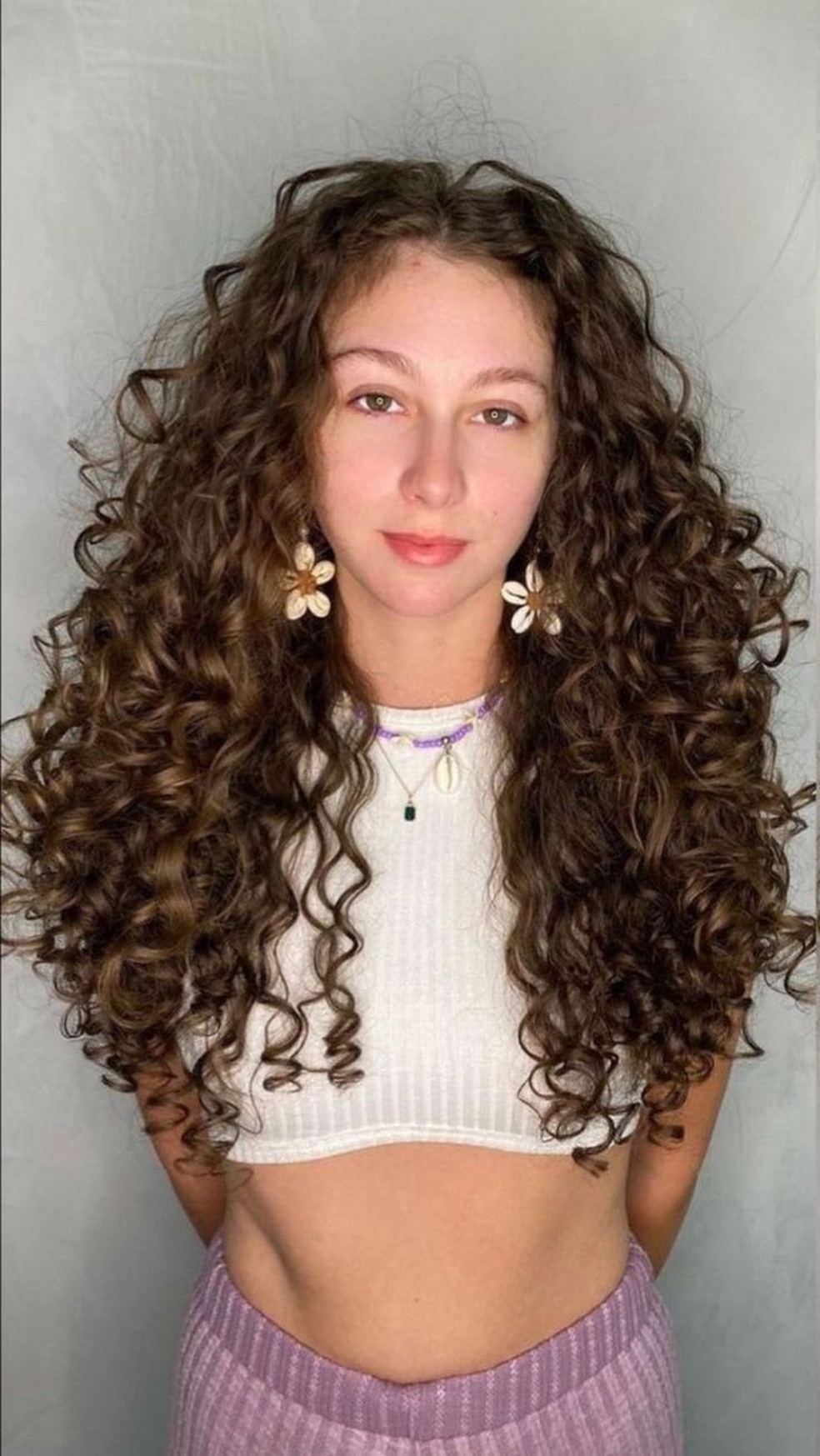 finalização cabelo ondulado corte