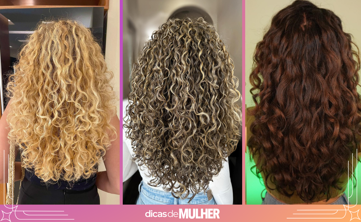 corte cabelo ondulado longo em camadas
