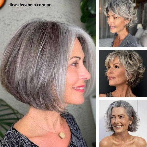 cortes de cabelo para senhoras com cabelo branco