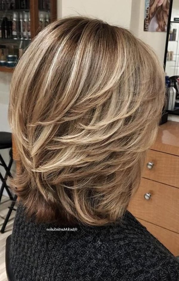 corte em camadas repicado médio