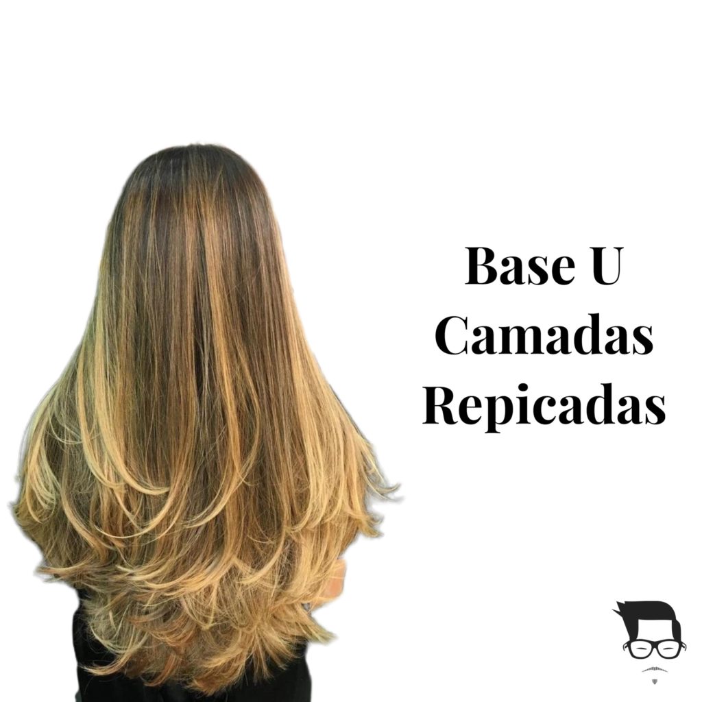 corte em camadas repicado curto