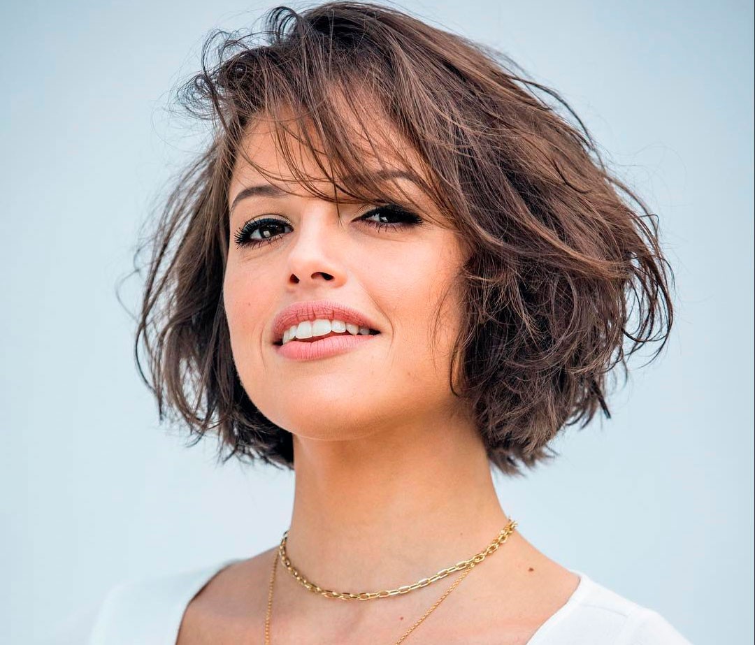 bob cut para cabelo cacheado