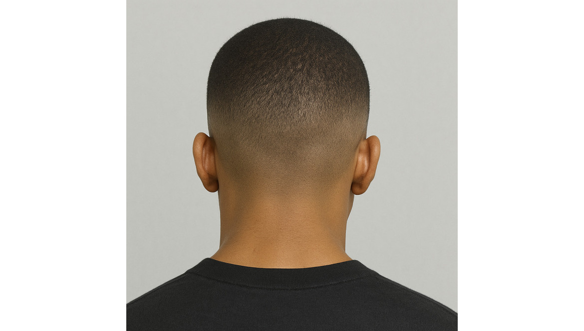 buzz cut para rosto redondo
