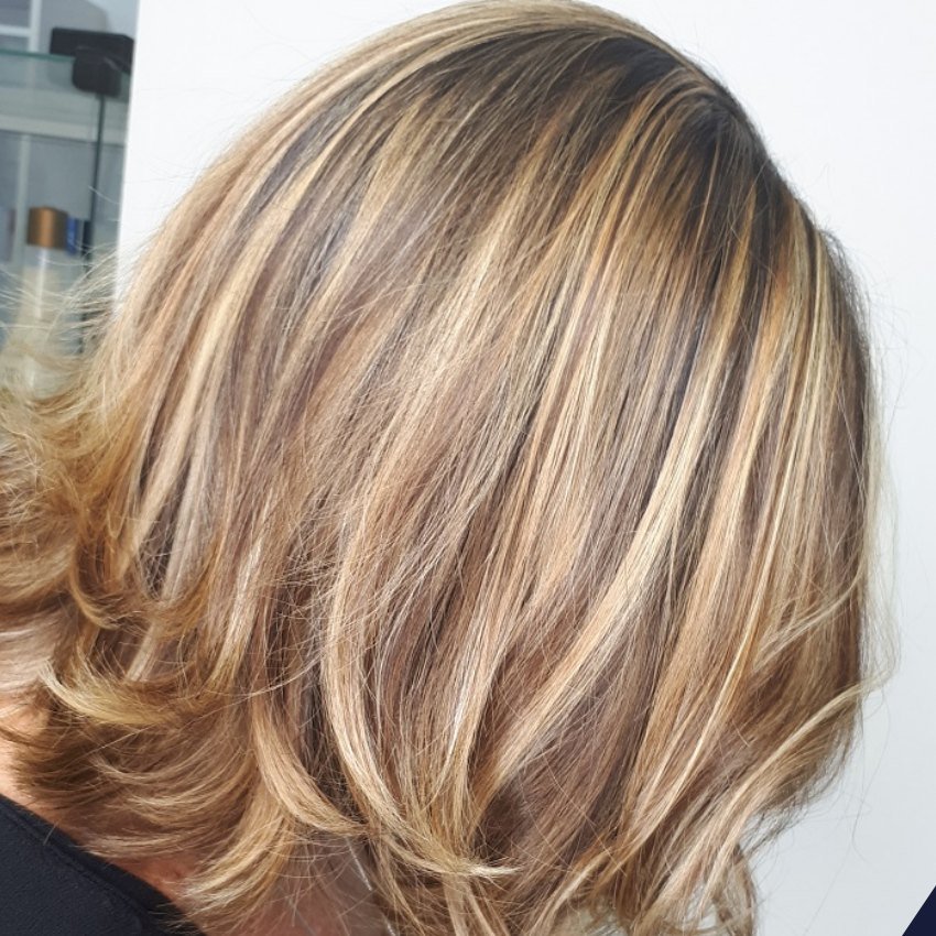 corte em camadas para cabelo médio