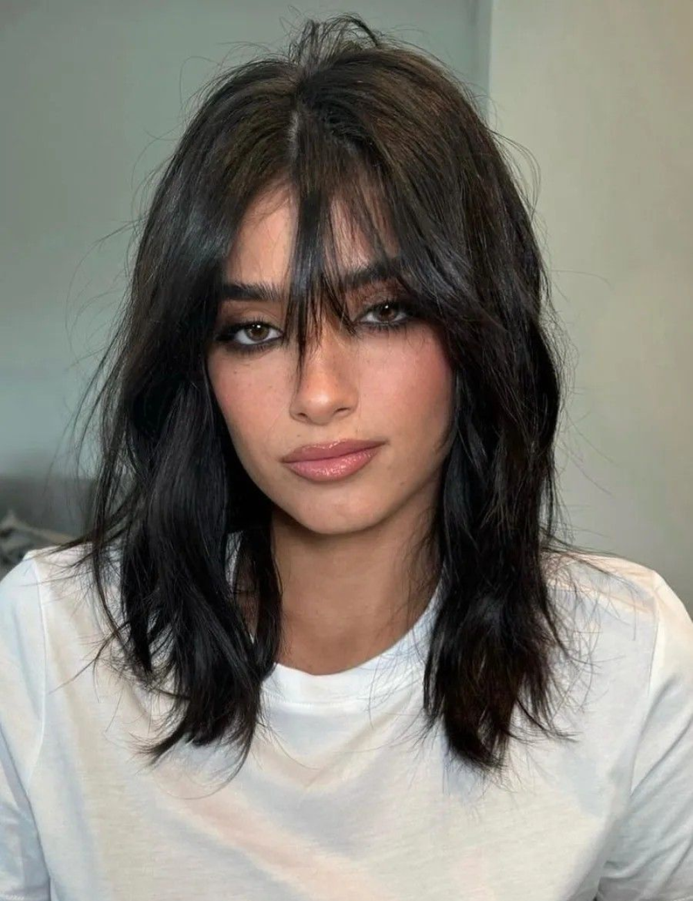 corte lob feminino