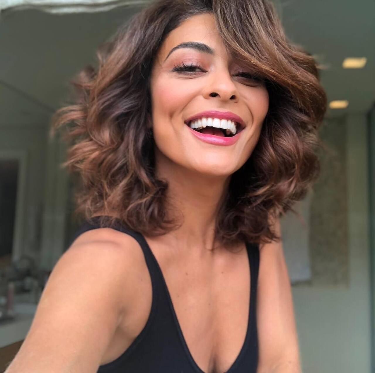 long bob cabelo ondulado