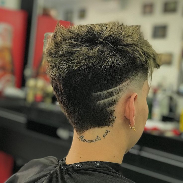 mohawk fade