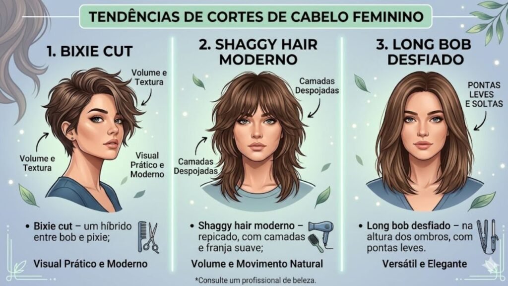 corte em camadas no ombro