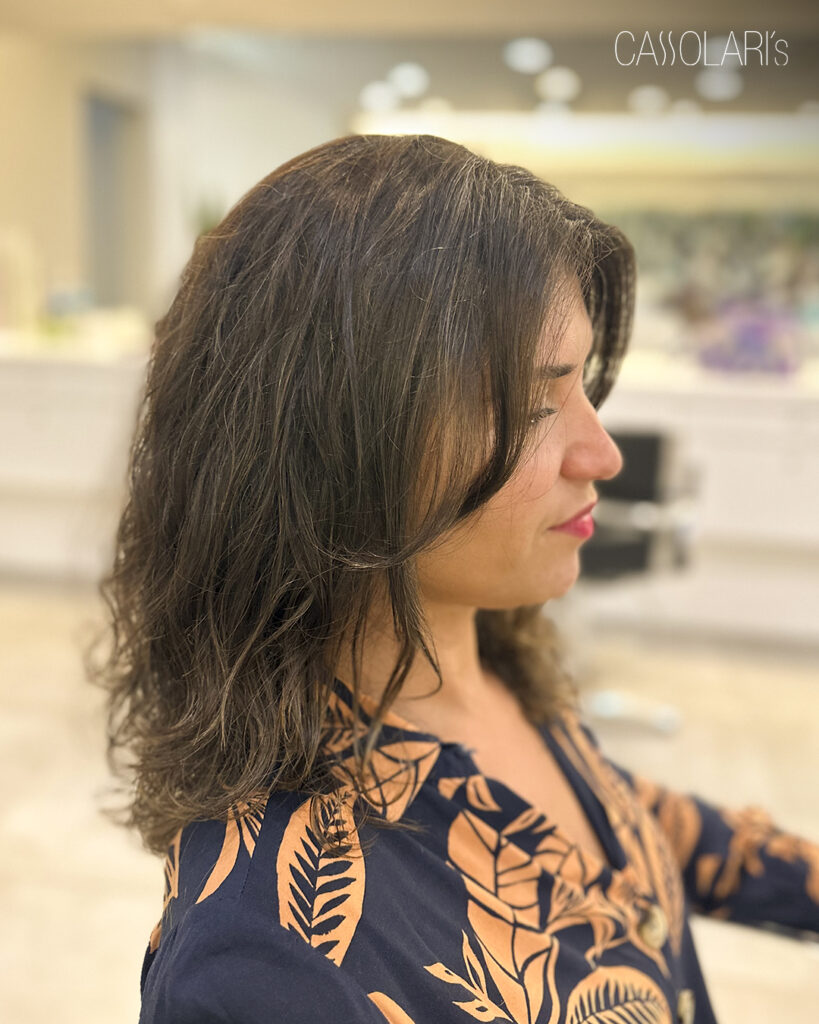 corte repicado para leveza